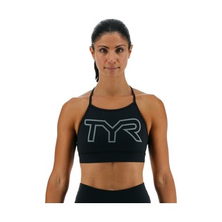 Tyr Women Large Logo High Neck Bra