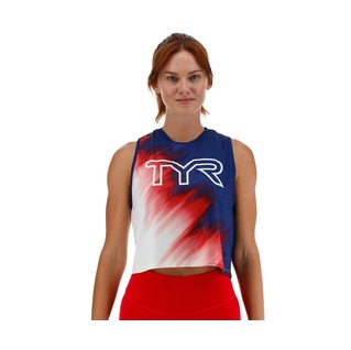 Tyr Women Large Logo Croptank TRE