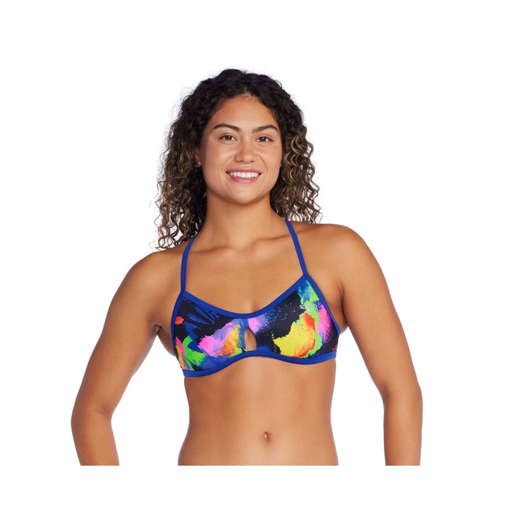 Speedo Printed Tie Back Keyhole Top product image