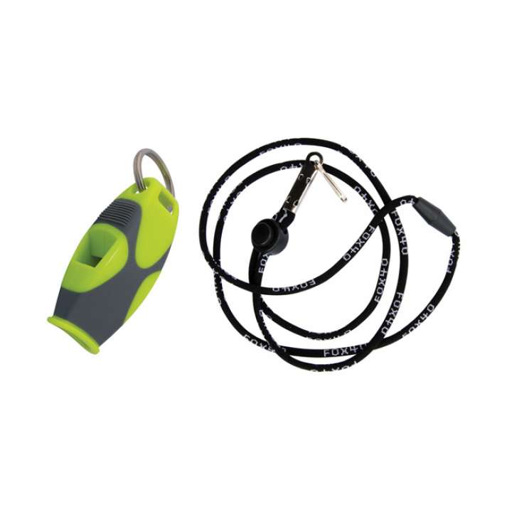 Fox 40 Sharx Safety Whistle with Black Lanyard product image