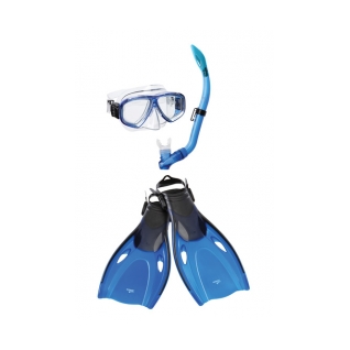 Speedo Adventure Snorkel Mask Fin Combo Set