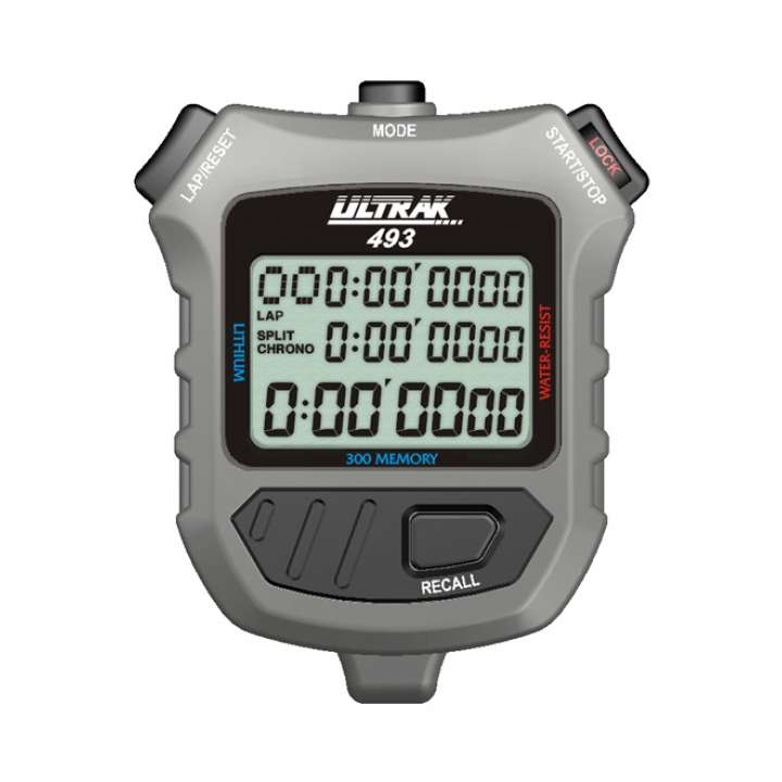 Ultrak 300 Memory 3 Line Display Stopwatch product image